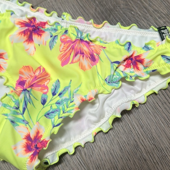 VS Pink Ruffle Bikini Bottoms - Picture 2 of 6